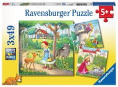 Ravensburger Puzzle Klasične pravljice 3x49 kosov