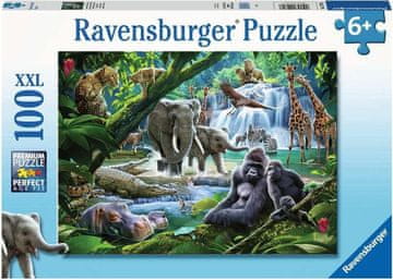 Ravensburger Puzzle Živali iz džungle XXL 100 kosov