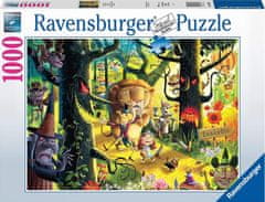 Ravensburger Puzzle Levi, tigri in medvedi, o moj! (Čarovnik iz Oza) 1000 kosov