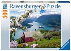 Ravensburger Puzzle Pomladna pokrajina 500 kosov