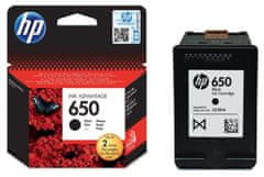 HP kartuša 650, instant ink, črna (CZ101AE), 360 strani
