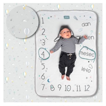 Snap The Moment odejica Photo-blanket Pastel Grey