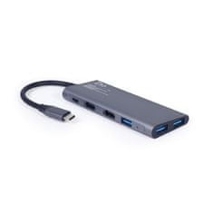 CABLEXPERT Adapter USB-C 3-v-1 3xUSB, HDMI, PD