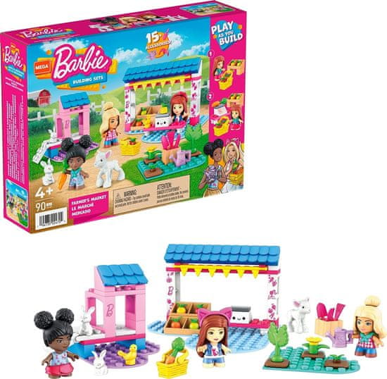 MEGA BLOKS Mega Construx Barbie Kmečka tržnica HDJ85