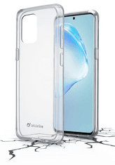 CellularLine Clear Strong ovitek za Samsung Galaxy S22 Plus, silikonski, prozoren (CLEARDUOGALS22PLT)