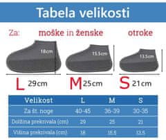 VivoVita Trpežna zaščita za čevlje Vivo Shoe Cover, črna, L