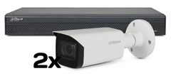 Dahua video nadzorni komplet sistem 16 kanalni IP ultra HD snemalnik + 2x zoom bullet kamera 4Mp / Motorizirana leča 98°~ 31° / nočni domet do 60m NVR4116HS-4KS2 + HFW1431T-ZS-2812-S4 /2 