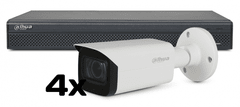 Dahua video nadzorni komplet sistem 16 kanalni IP ultra HD snemalnik + 4x zoom bullet kamera 4Mp / Motorizirana leča 98°~ 31° / nočni domet do 60m NVR4116HS-4KS2 + HFW1431T-ZS-2812-S4 /4