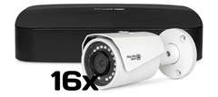 Imou video nadzorni komplet sistem 16 kanalni IP ultra HD snemalnik + 16x bullet kamera 4Mp / vidni kot 104° / nočni domet do 30m / Brezplačna aplikacija za telefon NVR1601-I + IPC-B4301S /16