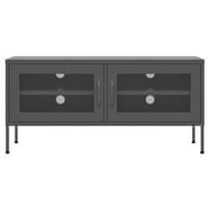 Vidaxl TV omarica antracitna 105x35x50 cm jeklo