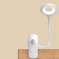 MG Reading LED svetilka s sponko + kabel micro USB, črna