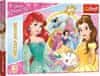 Trefl Bleščeča sestavljanka Disneyjevih princes 100 kosov
