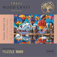Trefl Wood Craft Origin sestavljanka Pisani baloni 1000 kosov