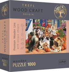 Trefl Wood Craft Origin sestavljanka Pasje prijateljstvo 1000 kosov