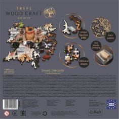 Trefl Wood Craft Origin sestavljanka Pasje prijateljstvo 1000 kosov