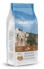 Vincent Diet hrana za pasje mladiče, piščanec, 15 kg