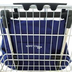 Rolser Zložljiv nakupovalni voziček s 6 kolesi Baby I-Max Star (36 litrov), črn z belim vzorcem