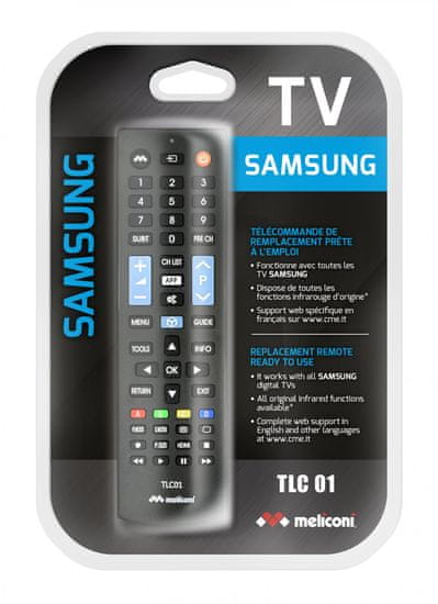 Meliconi TLC01 daljinski upravljalnik za Samsung TV