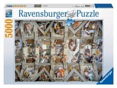 Ravensburger Puzzle Sikstinska kapela 5000 kosov