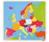 Goki Lesena sestavljanka Zemljevid Evrope 35 kosov