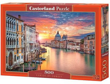 Castorland Puzzle Sončni zahod v Benetkah 500 kosov