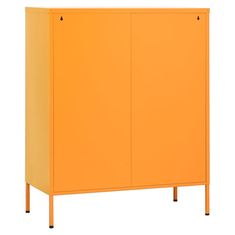 Vidaxl Omara za shranjevanje gorčično rumena 80x35x101,5 cm jeklo