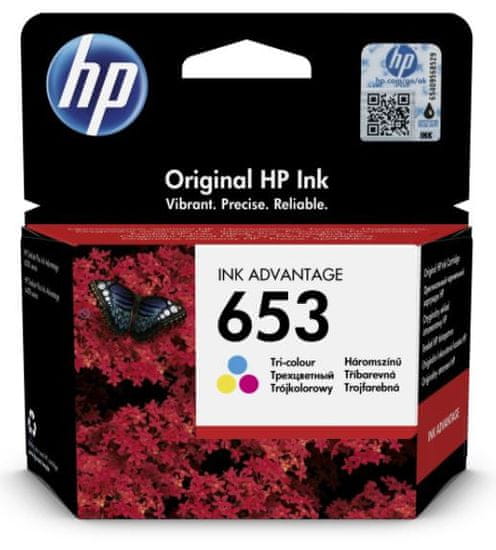 HP 653 kartuša, barvna, 200 strani (3YM74AE)