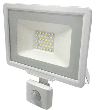 Optonica LED stenski reflektor 50W 4000lm 6000k IP65 PIR senzor beli