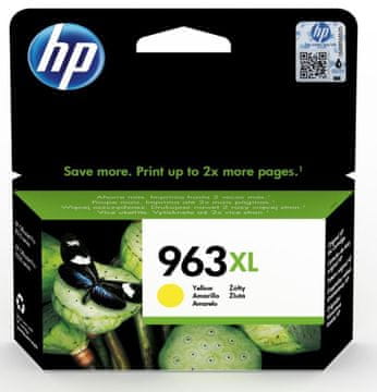 HP črnilo 963XL, instant ink, rumena (3JA29AE)