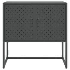 Vidaxl Komoda antracitna 75x35x75 cm jeklo
