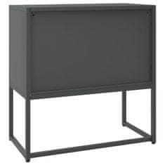 Vidaxl Komoda antracitna 75x35x75 cm jeklo