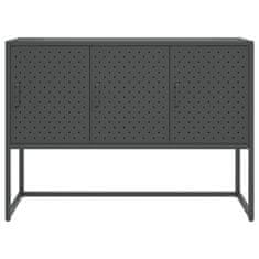 Vidaxl Komoda antracitna 105x35x75 cm jeklo