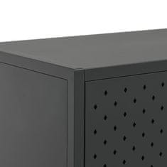 Vidaxl Komoda antracitna 105x35x75 cm jeklo