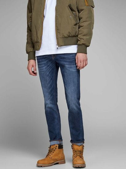 Jack&Jones Moška Tim Kavbojke Modra