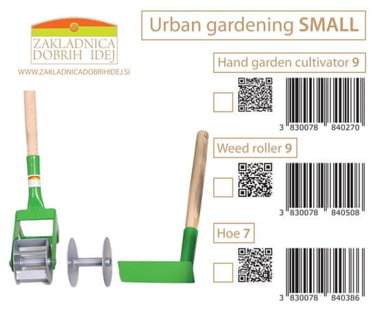 ZAKLADNICA DOBRIH I. Urban gardening MALI 3V1+ DARILO ROKAVICE Z KREMPLJI