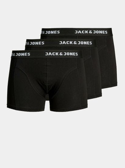 Jack&Jones Moška Anthony Oprijete boksarice 3 Piece Črna