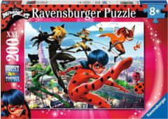 Ravensburger Puzzle Čarobna pikapolonica in črni maček XXL 200 kosov