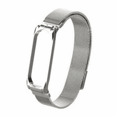 pašček za uro za Xiaomi Mi Band 5/6, kovinski, srebrn