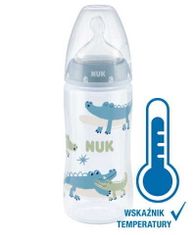 Nuk NUK otroška steklenička Mickey z regulacijo temperature 300 ml - modra