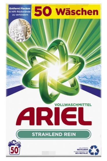 Ariel Universal Pralni prašek, 3,25 kg, 50 pranj