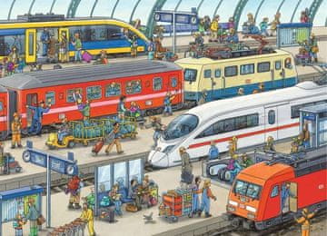Ravensburger Puzzle Železniška postaja 60 kosov