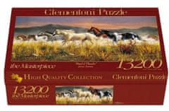 Clementoni Puzzle Divji konji - Grmeča čreda 13200 kosov