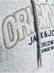 Jack&Jones oška Surface Pulover Siva M