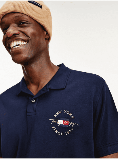 Tommy Hilfiger oška Icon Logo Interlock Polo majica odra