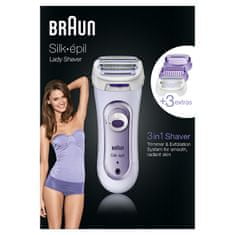 Braun Lady Style 5560 Violet električni brivnik za ženske