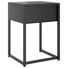 Vidaxl Nočna omarica antracitna 38x35x54 cm jeklo