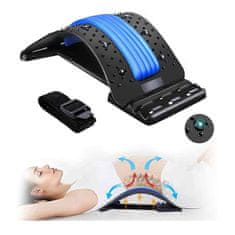 Netscroll Pripomoček za raztezanje hrbta in masažo, orodje za raztezanje hrbtenice poskbri za lajšanje napetosti v hrbtu, boljšo držo in prekrvavitev, različni nivoji ukrivljenosti, BackStretch