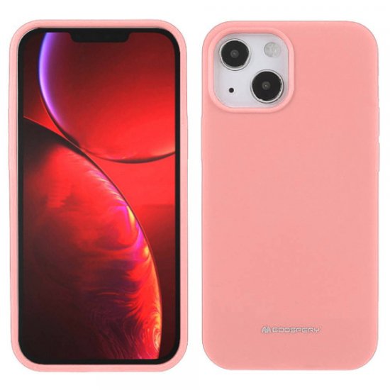  Soft Feeling ovitek za iPhone 13, silikonski, roza 