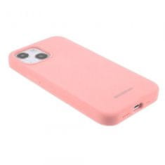 Goospery Soft Feeling ovitek za iPhone 13, silikonski, roza