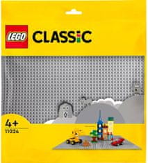 LEGO Classic 11024 podloga za sestavljanje, siva